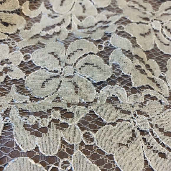 BCBG MAX AZRIA Ecru Nude Haile Lace Romper - Picture 4 of 4